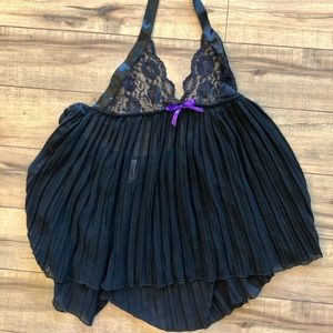 Fantasy Lingerie Plus size halter lace cup Chemise